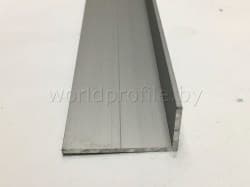 Уголок алюминиевый 40х20х2 (3,0 м), цвет серебро